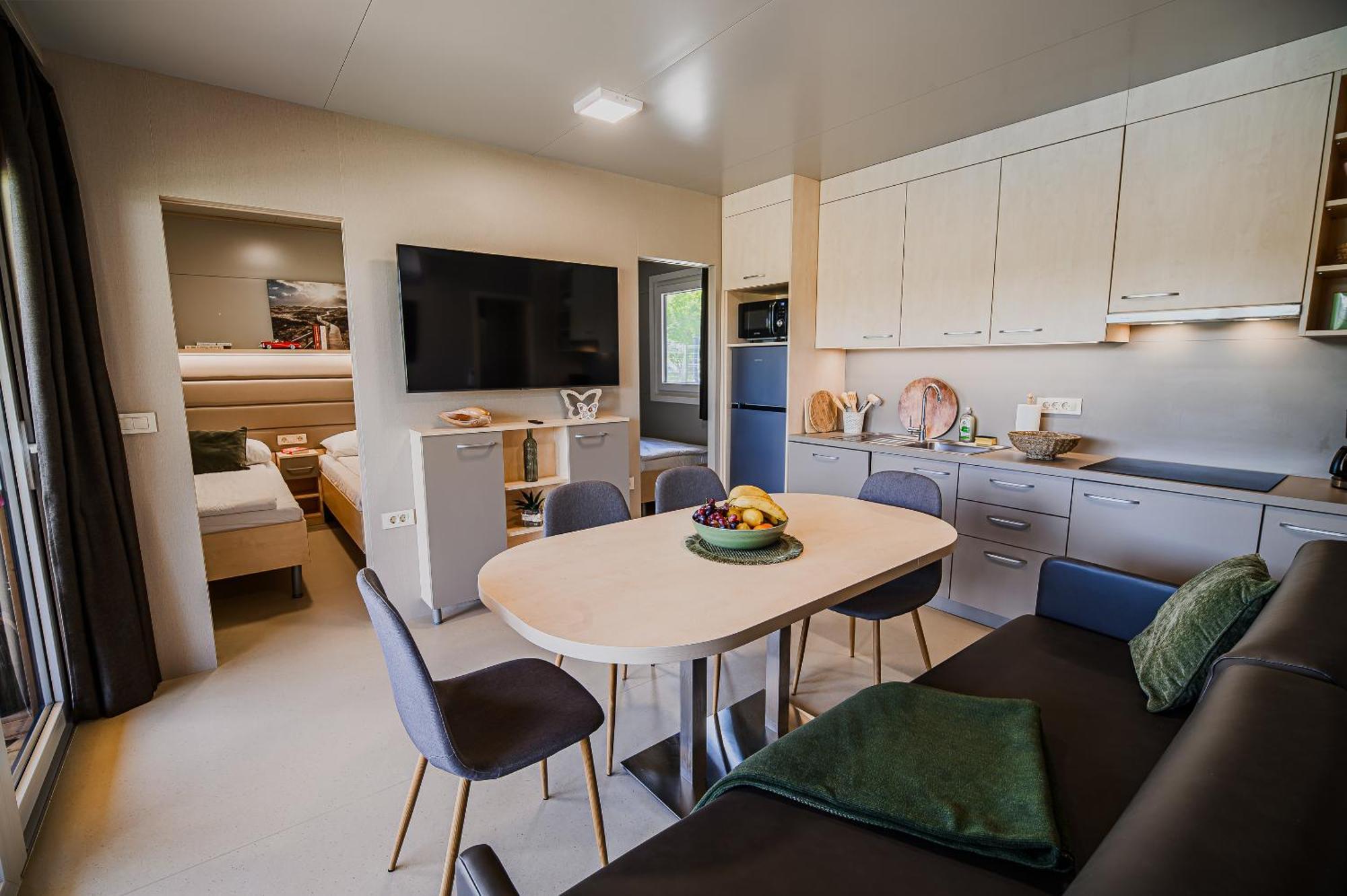 Deluxe Lake View Mobile Homes With Thermal Riviera Tickets Catez ob Savi Exteriör bild